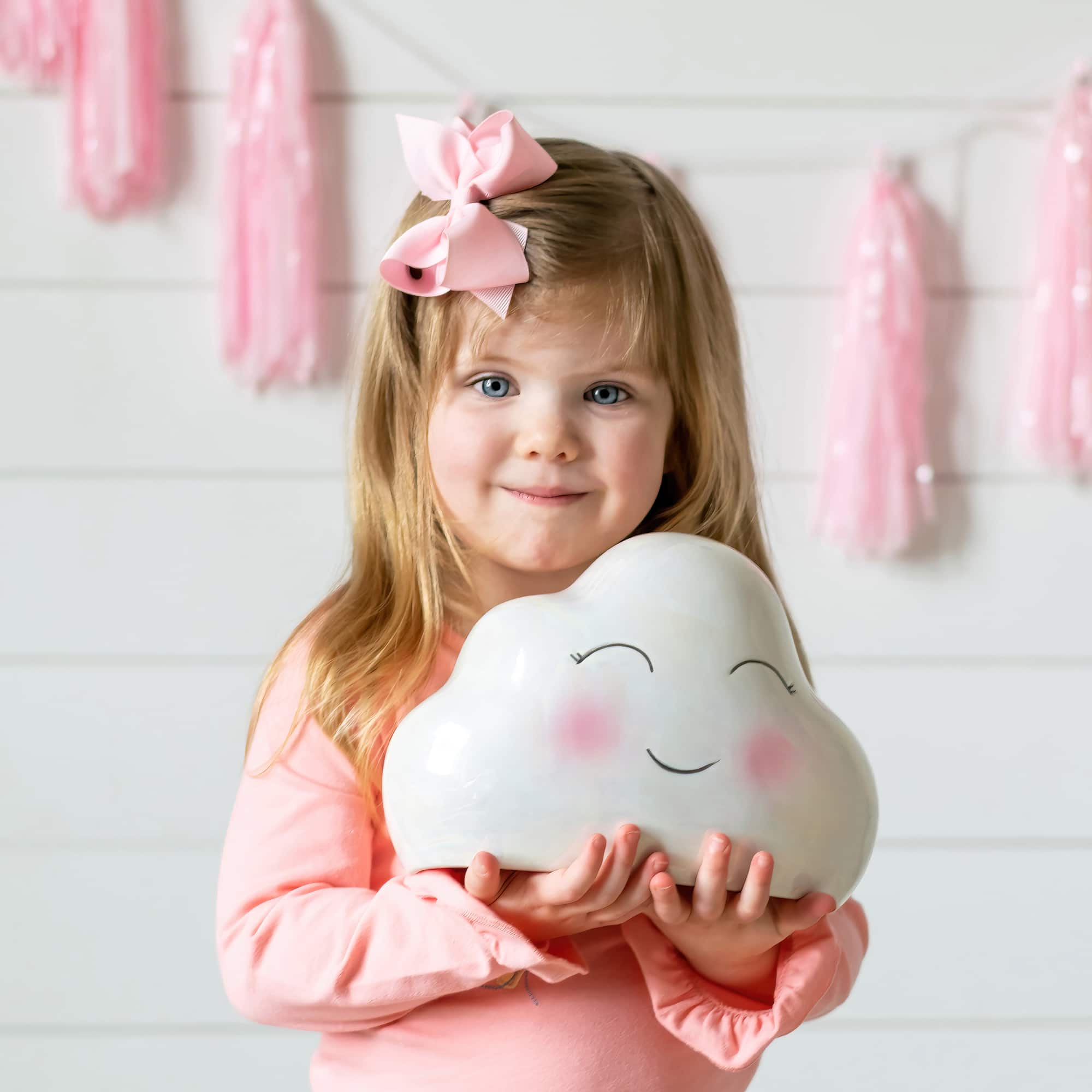 Kate Aspen® Iridescent Cloud Ceramic Bank
